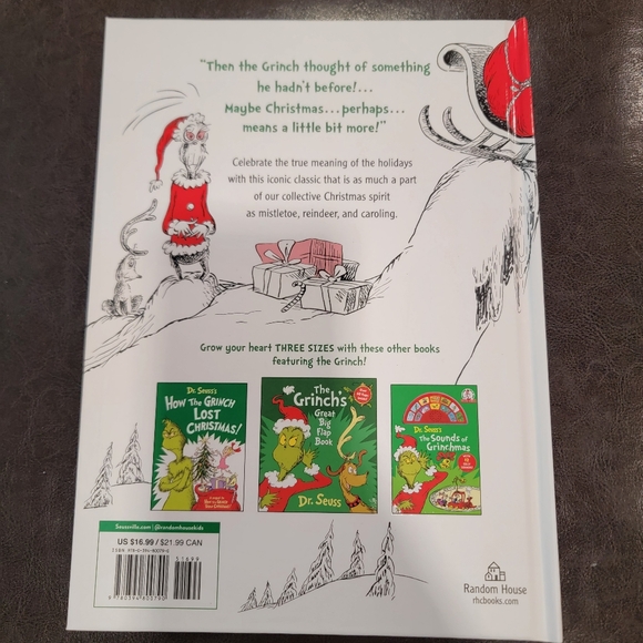 How the Grinch Stole Christmas Hardcover Book - Picture 5 of 5